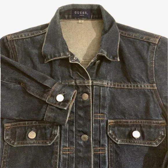 Guess | Jackets & Coats | Vintage 9s Made In The Usa Guess Denim
